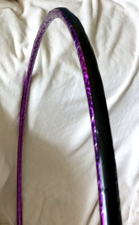 purple and black 95cm hoop
